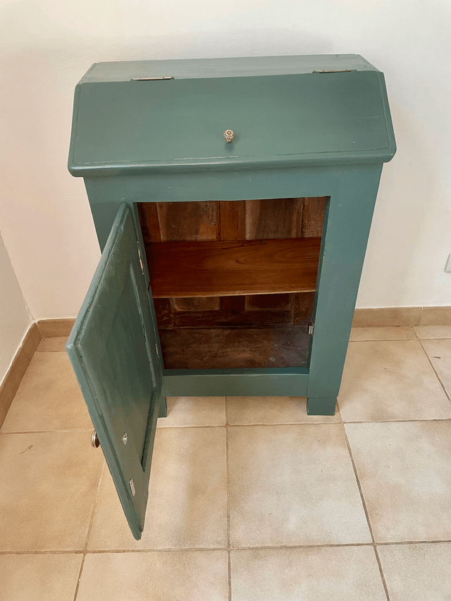 Console d'entrée verte
