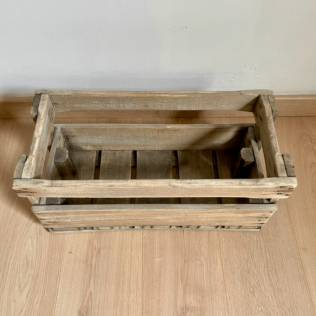 Ancienne caisse à bouteille en bois