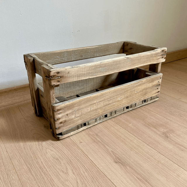 Ancienne caisse à bouteille en bois