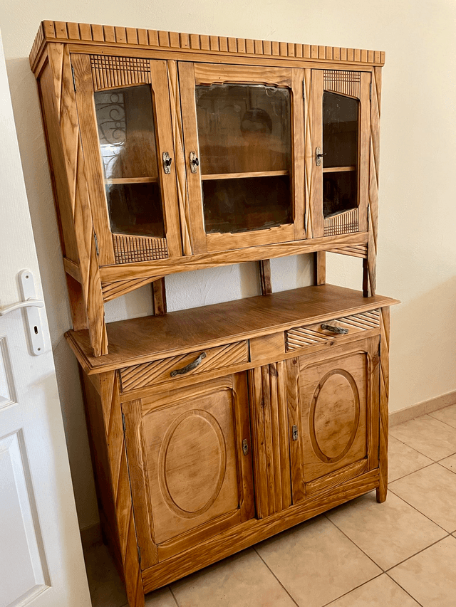 Buffet 2 corps en bois