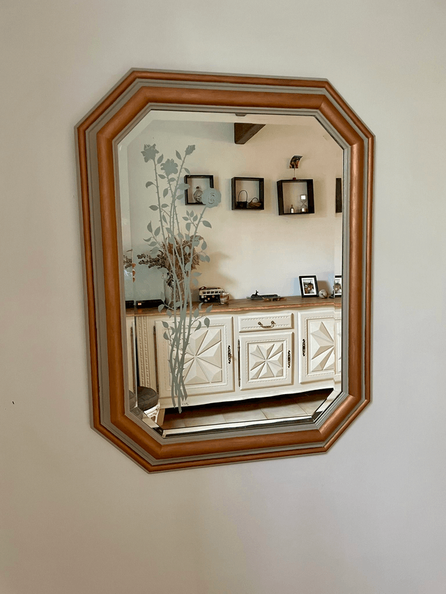 Miroir fleuri