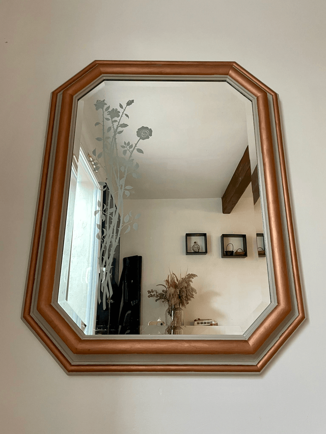 Miroir fleuri
