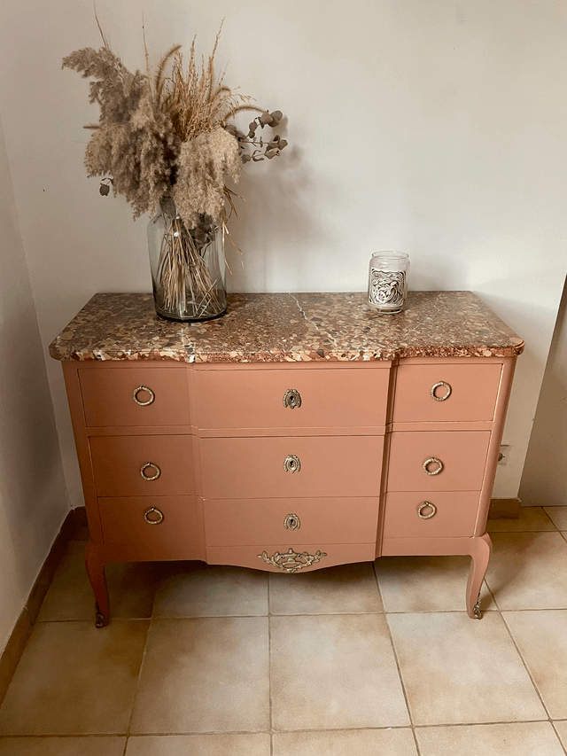 Commode avec plateau marbre