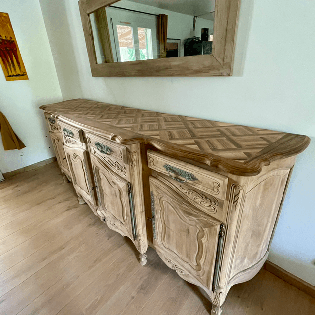 Buffet 4 portes en noyer 