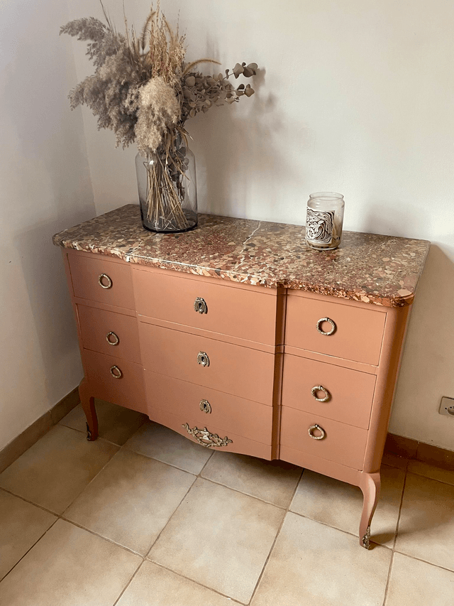Commode avec plateau marbre
