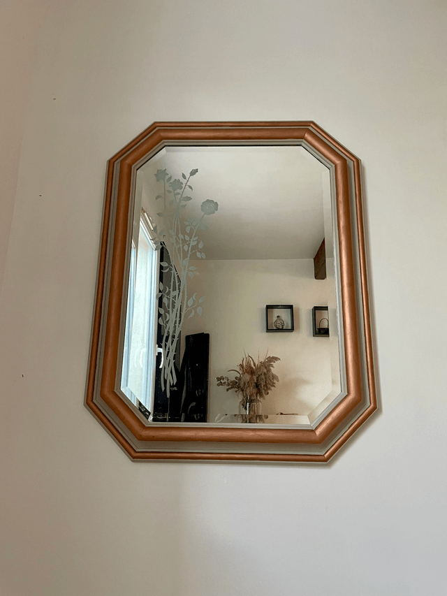 Miroir fleuri