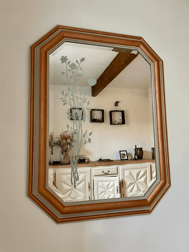 Miroir fleuri